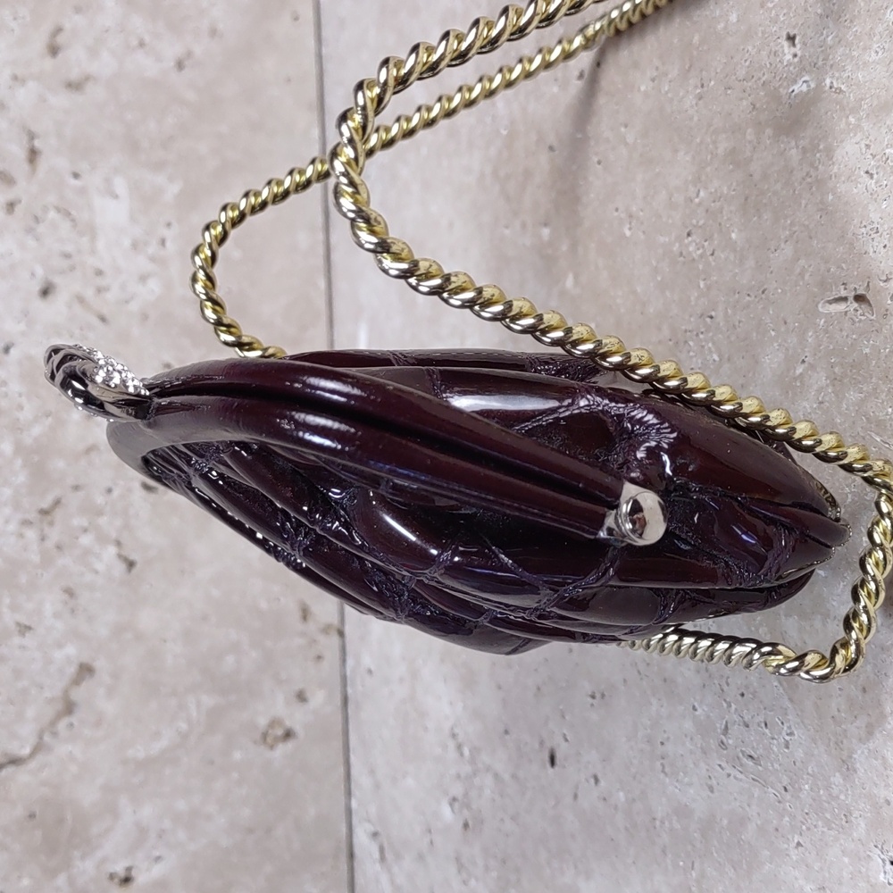 Brighton Croc Embossed Patent Leather Coin Purse - Picture 4 of 5